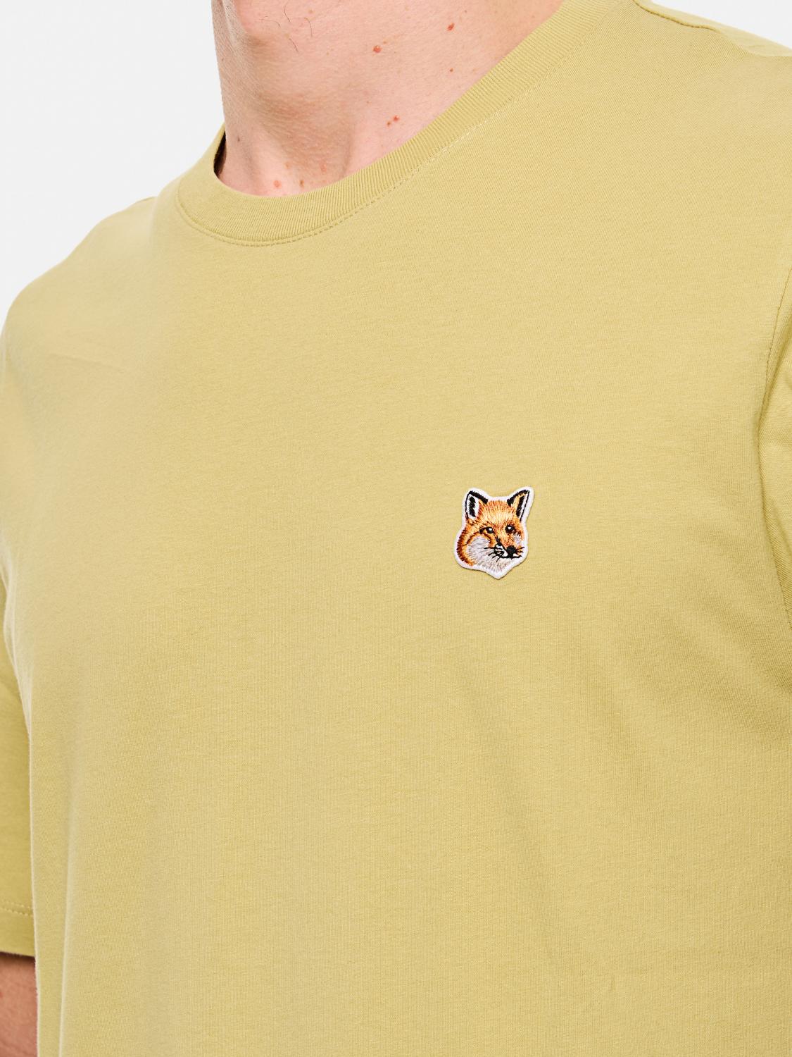 Maison Kitsuné YELLOW BORDER T-Shirts S