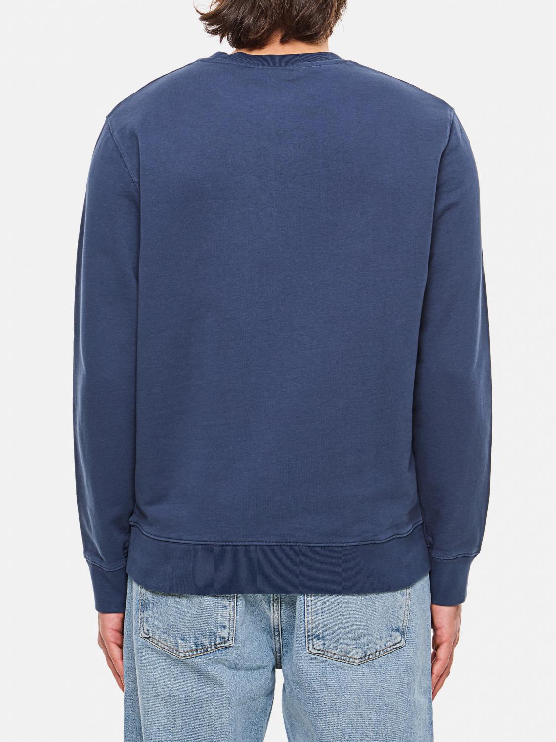 MAISON KITSUNÉ SWEATSHIRT: Sweatshirt herren Maison KitsunÉ, Blau - Img 3