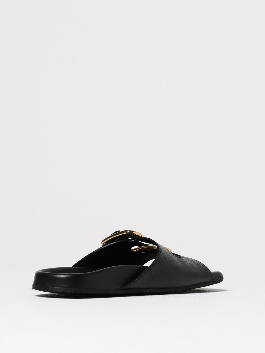 CHLOÉ FLAT SANDALS: Flat sandals woman ChloÉ, Black - Img 3