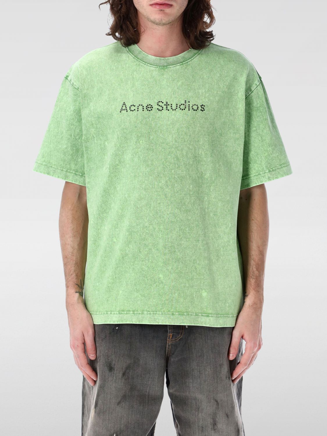 ACNE STUDIOS T-SHIRT: T-shirt men Acne Studios, Green - Img 1