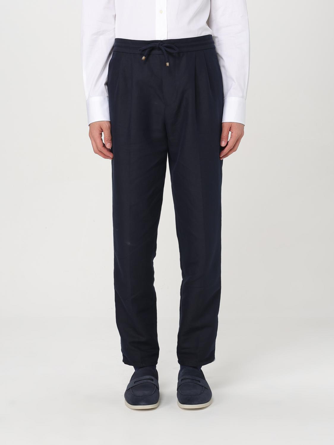 BRUNELLO CUCINELLI PANTS: Pants men Brunello Cucinelli, Blue - Img 1