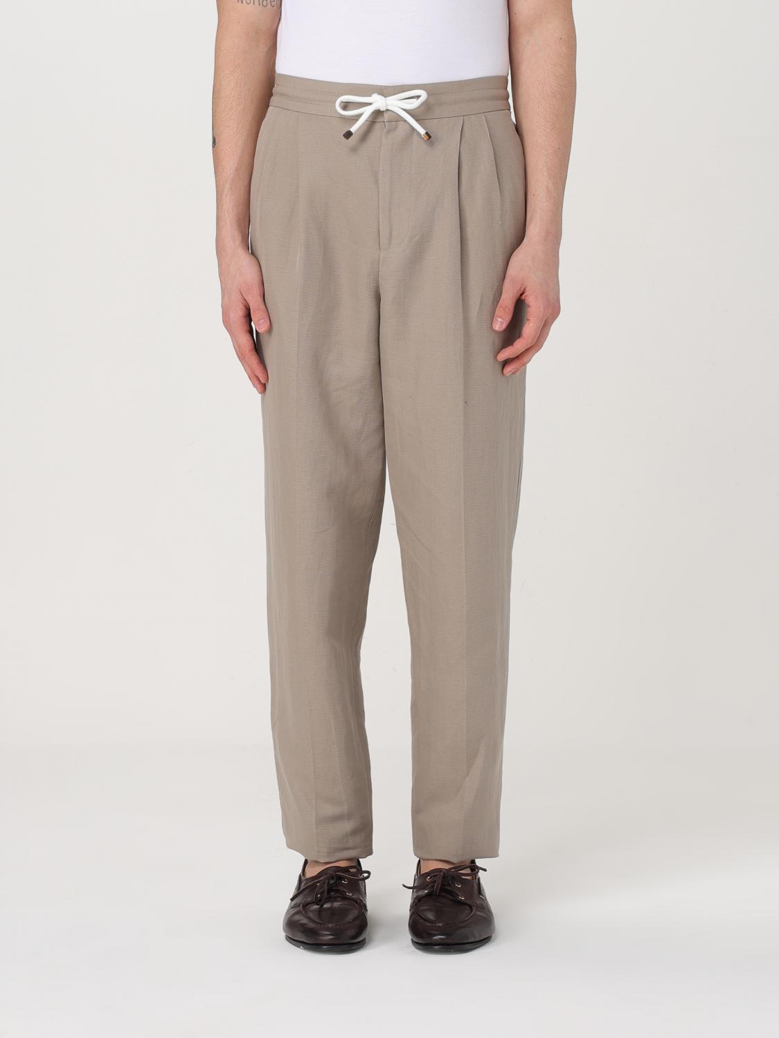 BRUNELLO CUCINELLI PANTS: Pants men Brunello Cucinelli, Grey - Img 1