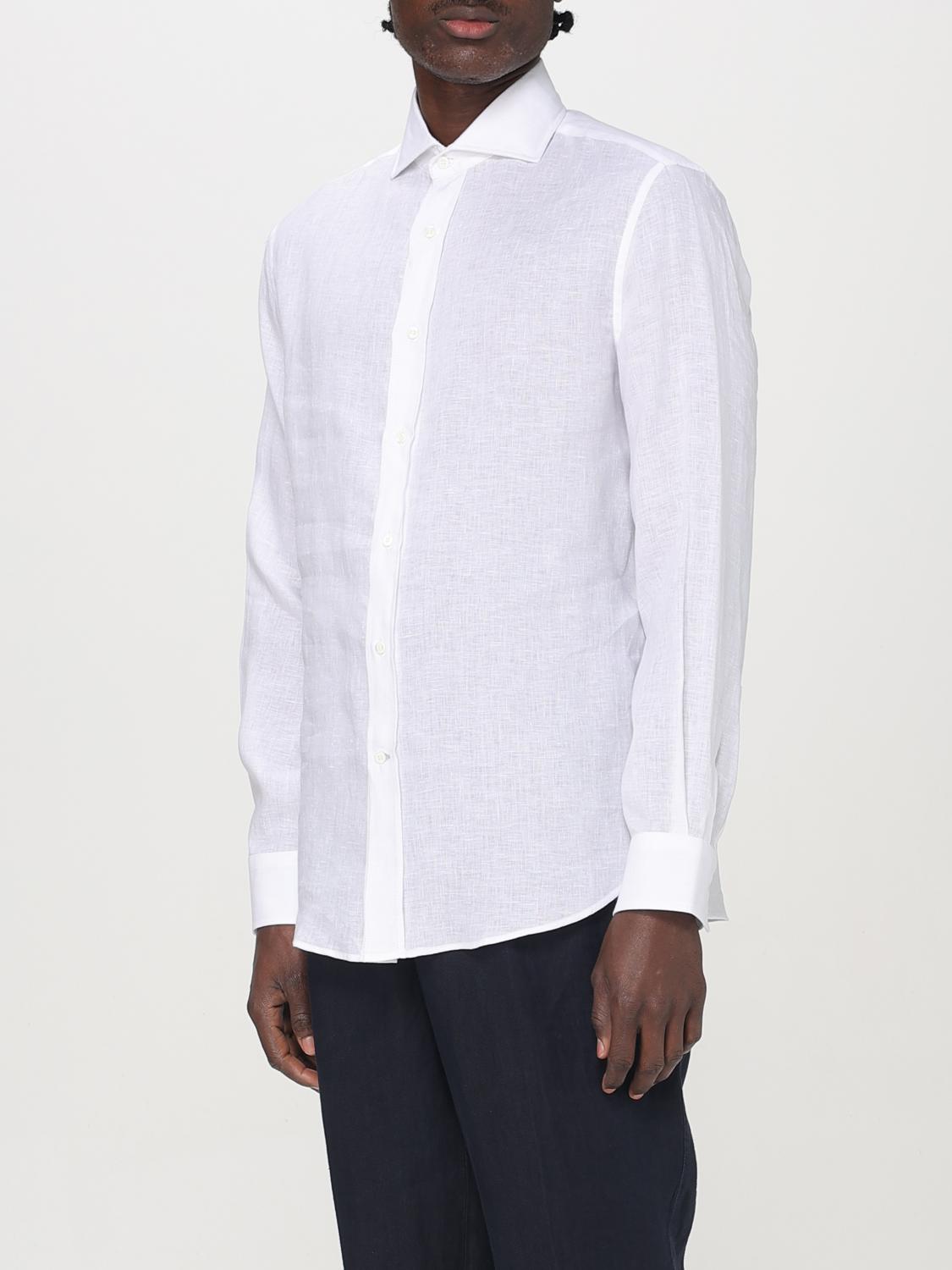 BRUNELLO CUCINELLI SHIRT: Shirt men Brunello Cucinelli, White - Img 4