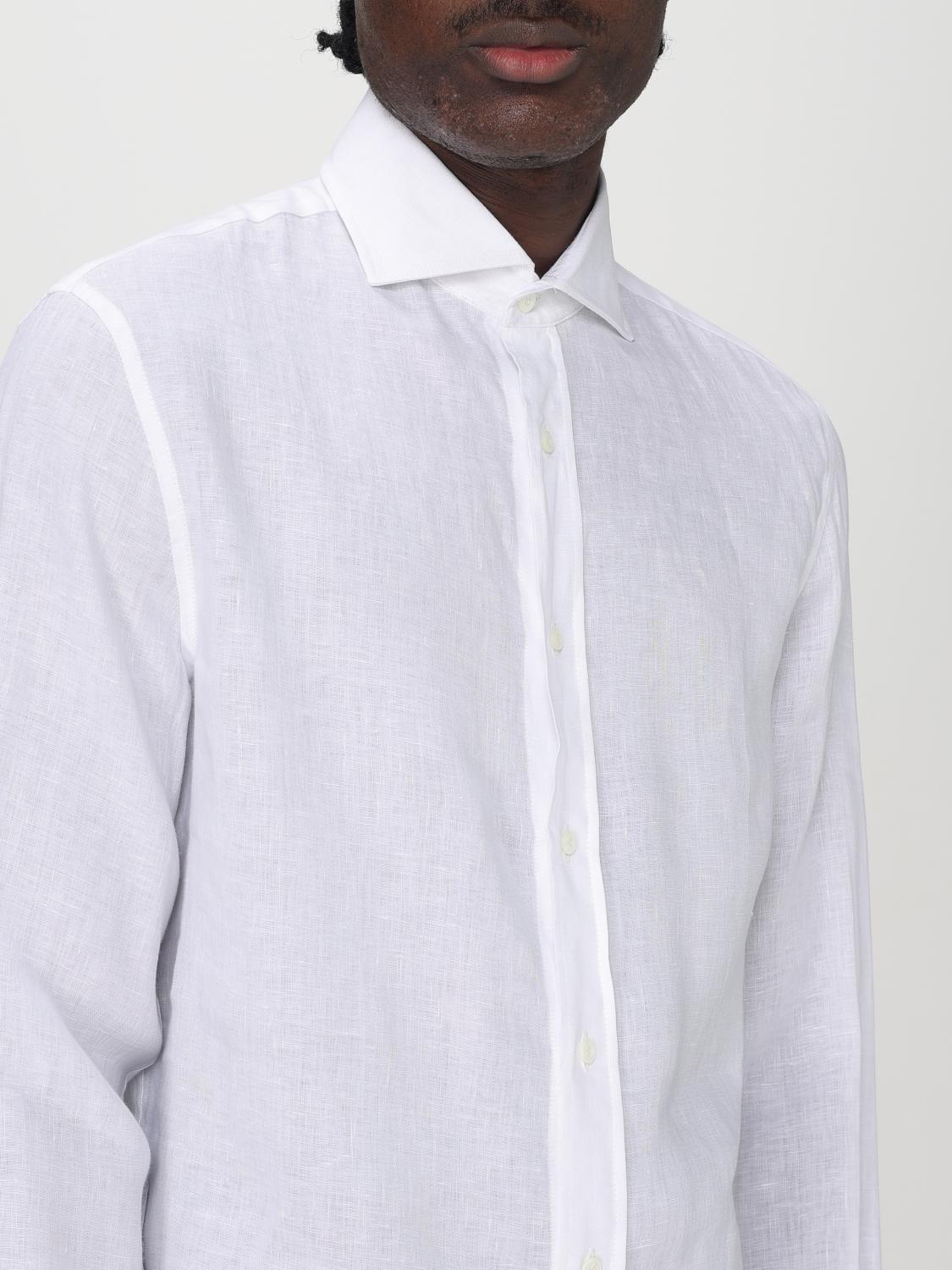 BRUNELLO CUCINELLI CAMISA: Camisa hombre Brunello Cucinelli, Blanco - Img 5