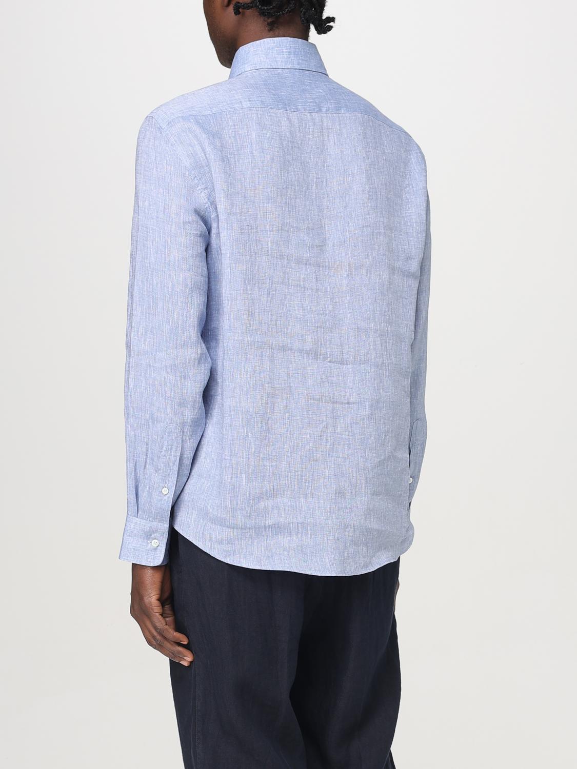 BRUNELLO CUCINELLI CHEMISE: Chemise homme Brunello Cucinelli, Bleu - Img 3