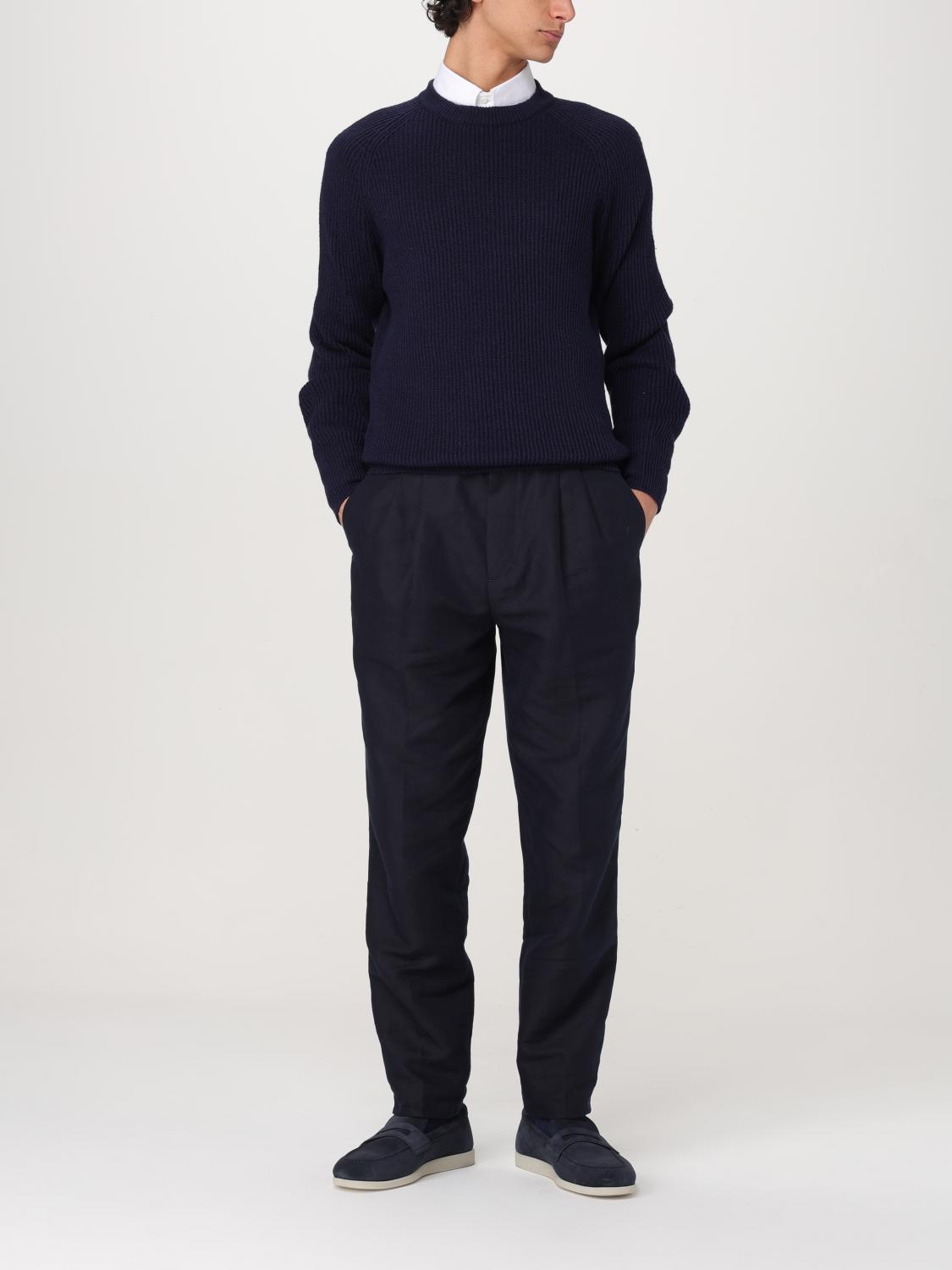 BRUNELLO CUCINELLI SWEATER: Cardigan men Brunello Cucinelli, Blue - Img 2