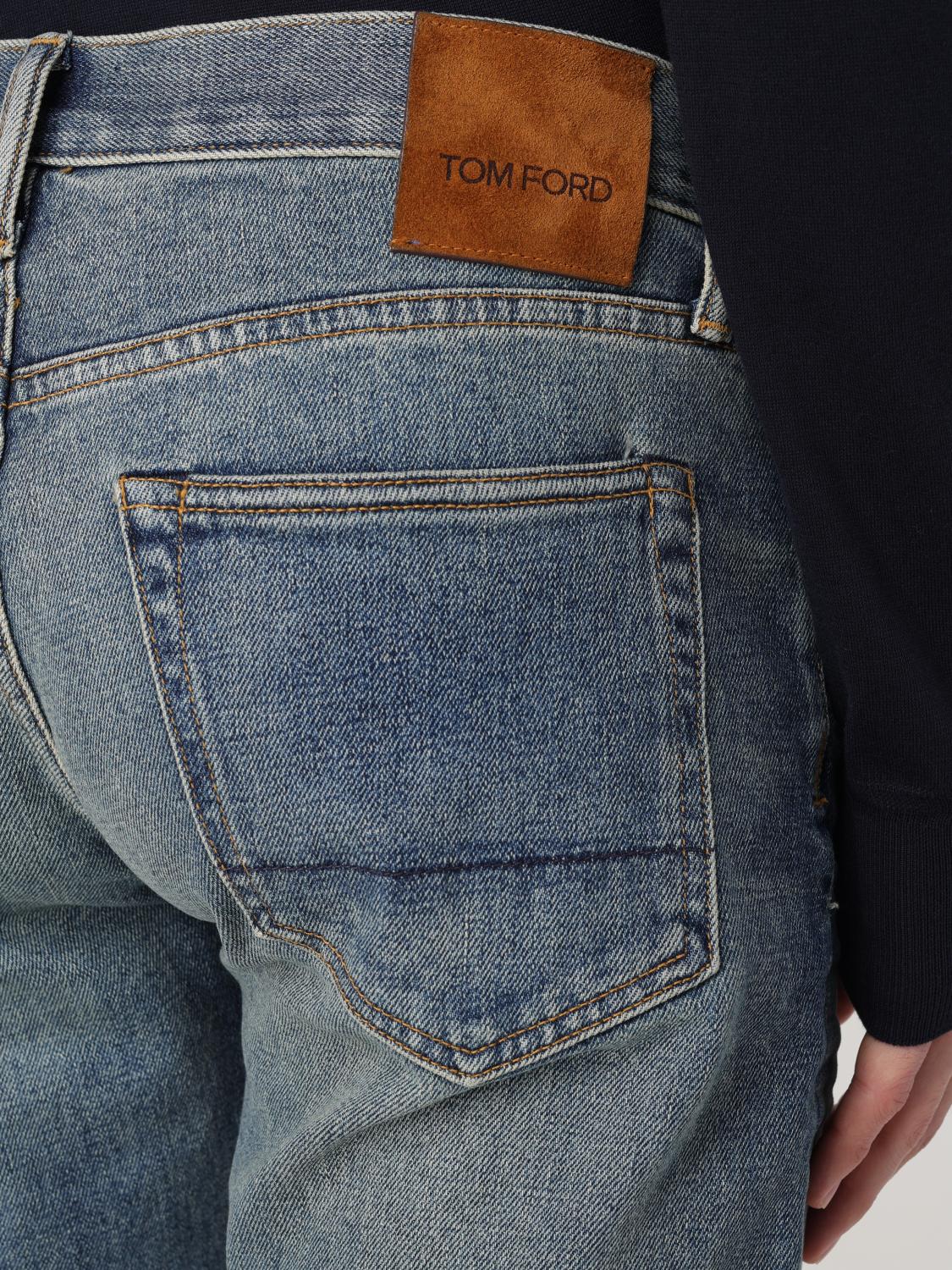 TOM FORD JEANS: Jeans homme Tom Ford, Bleu - Img 5