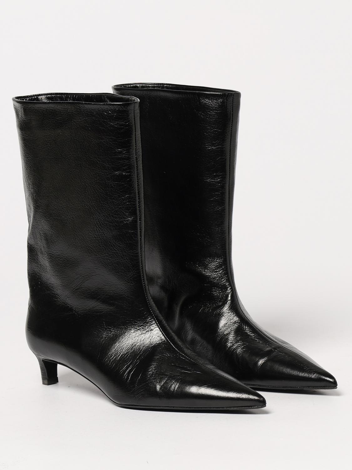 JIL SANDER STIVALI: Stivale Jil Sander in pelle , Nero - Img 2