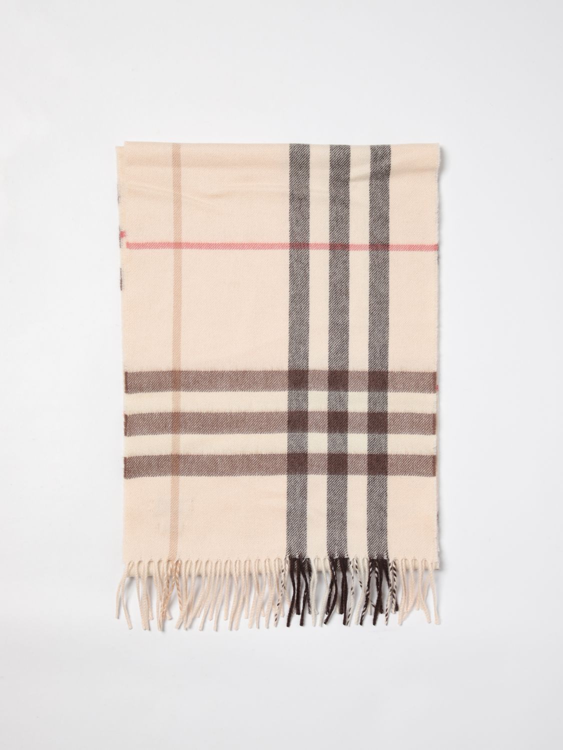 BURBERRY SCARF: Scarf men Burberry, Beige - Img 1