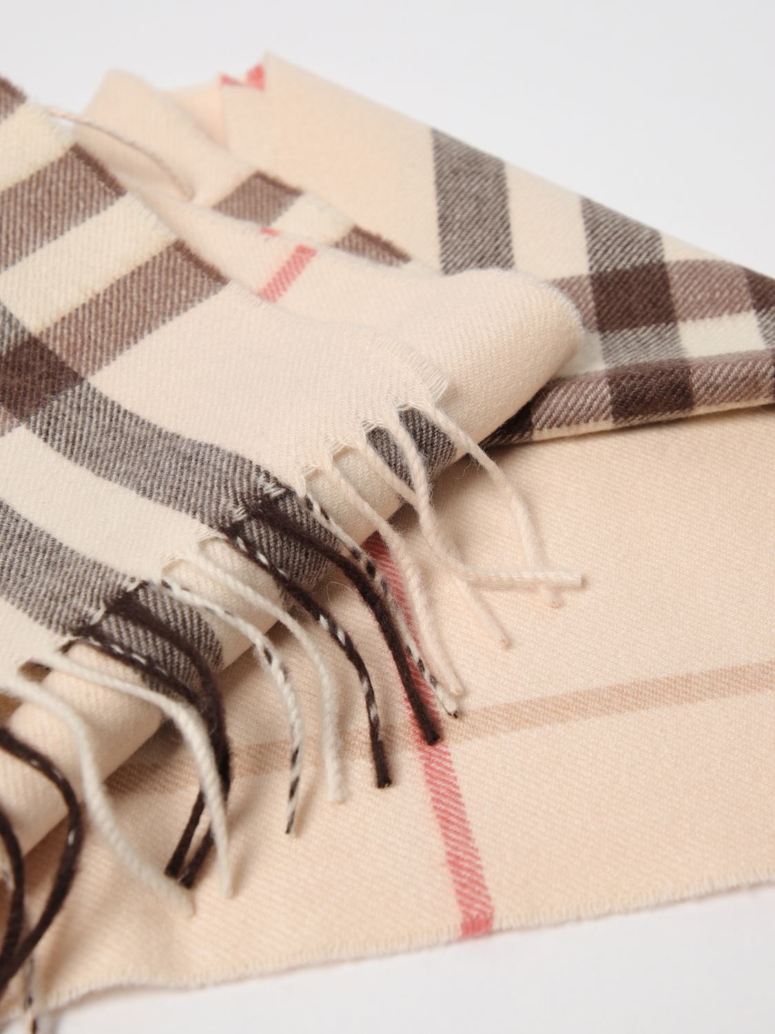 BURBERRY SCARF: Scarf men Burberry, Beige - Img 3