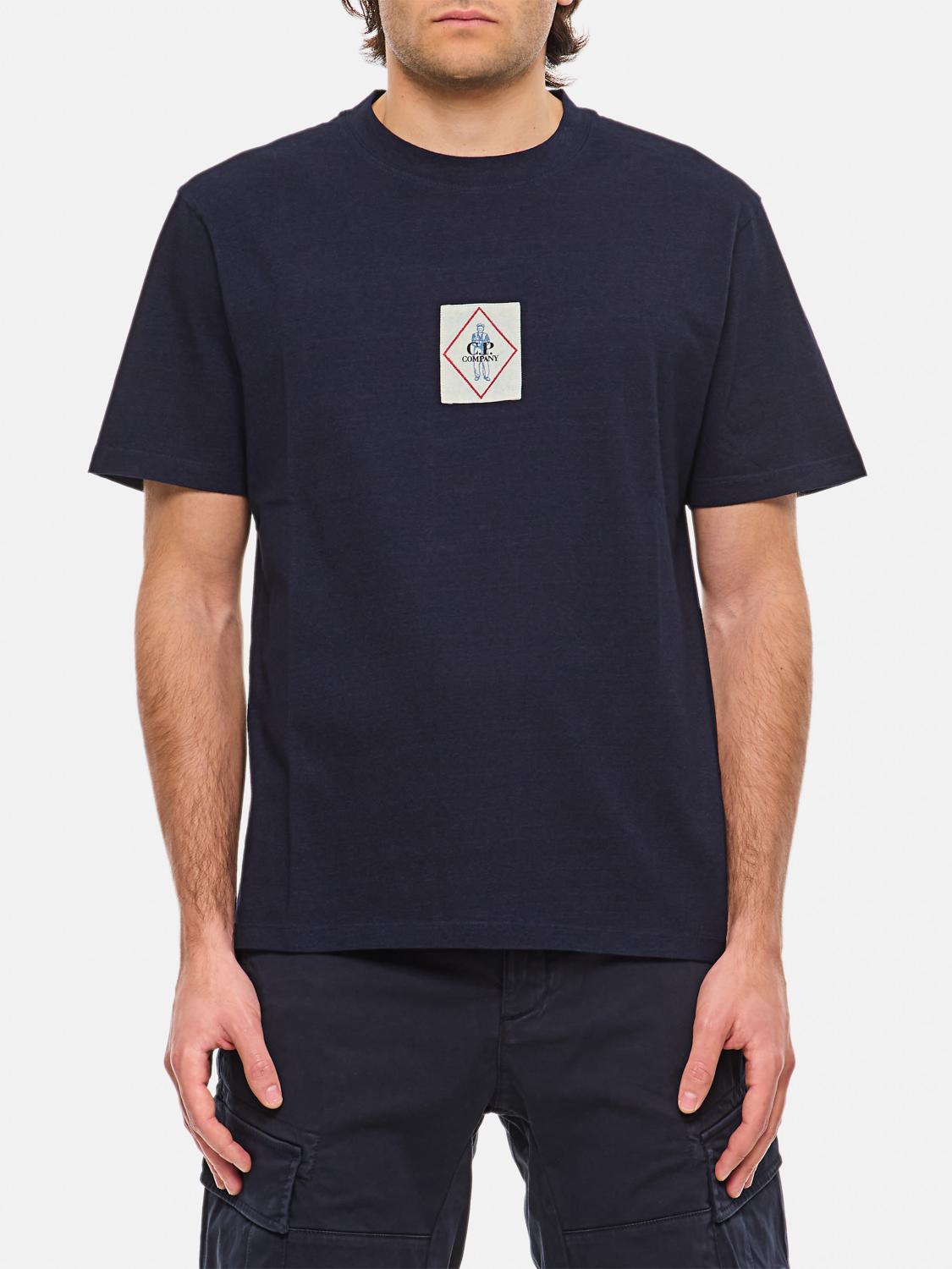 C.P. COMPANY T-SHIRT: T-shirt men C.P. Company, Blue - Img 1