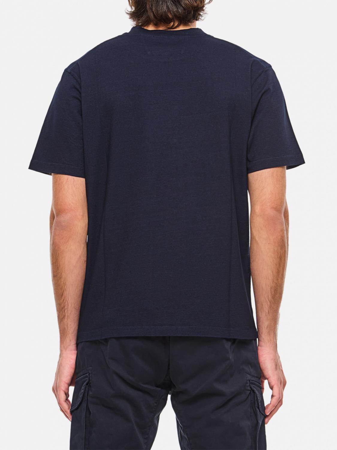 C.P. COMPANY T-SHIRT: T-shirt men C.P. Company, Blue - Img 3