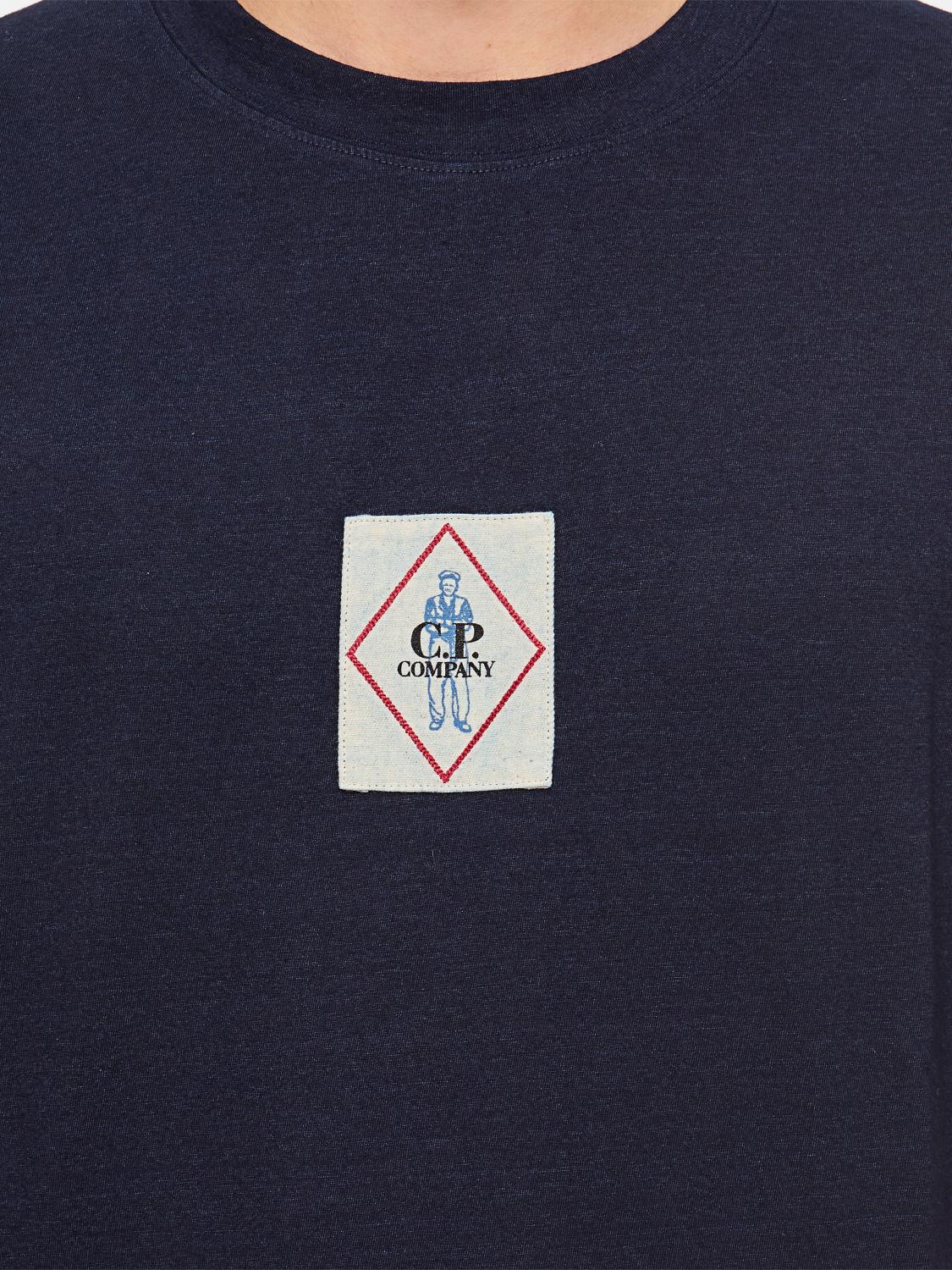 C.P. COMPANY T-SHIRT: T-shirt men C.P. Company, Blue - Img 4