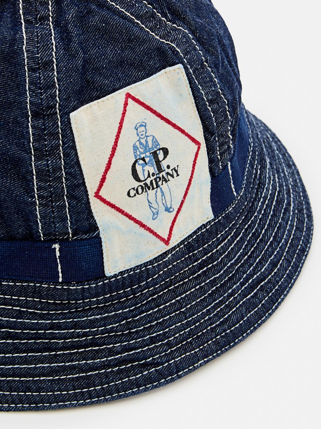 C.P. COMPANY CHAPEAU: Chapeau homme C.P. Company, Bleu - Img 2