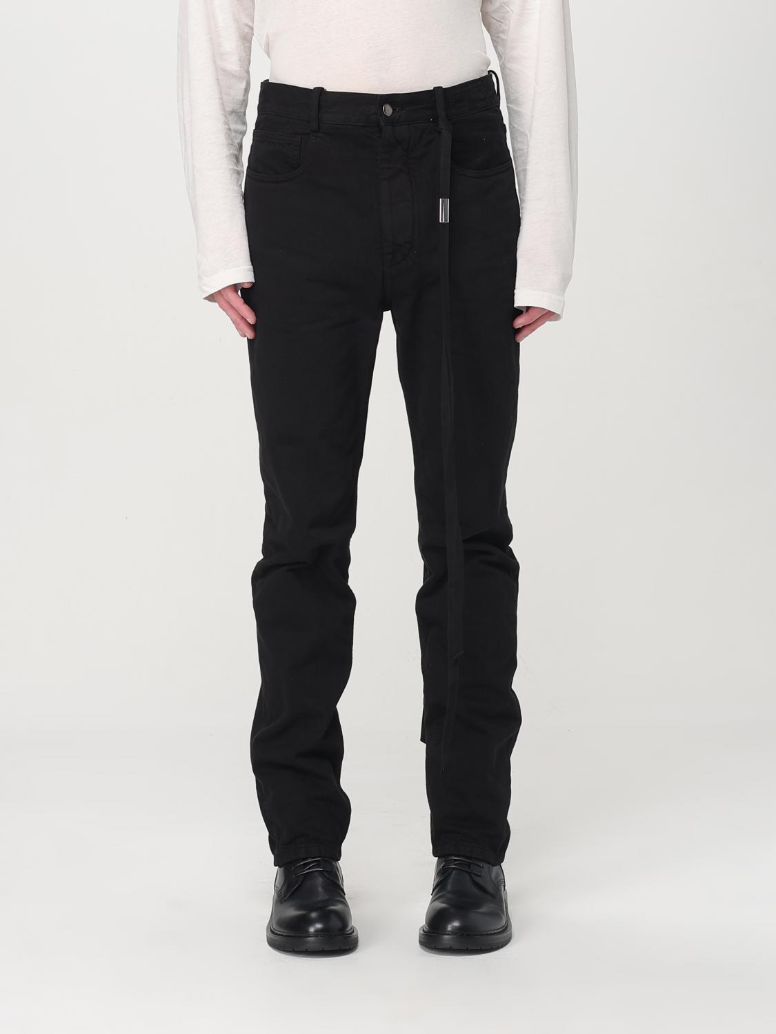 ANN DEMEULEMEESTER JEANS: Jeans hombre Ann Demeulemeester, Negro - Img 1