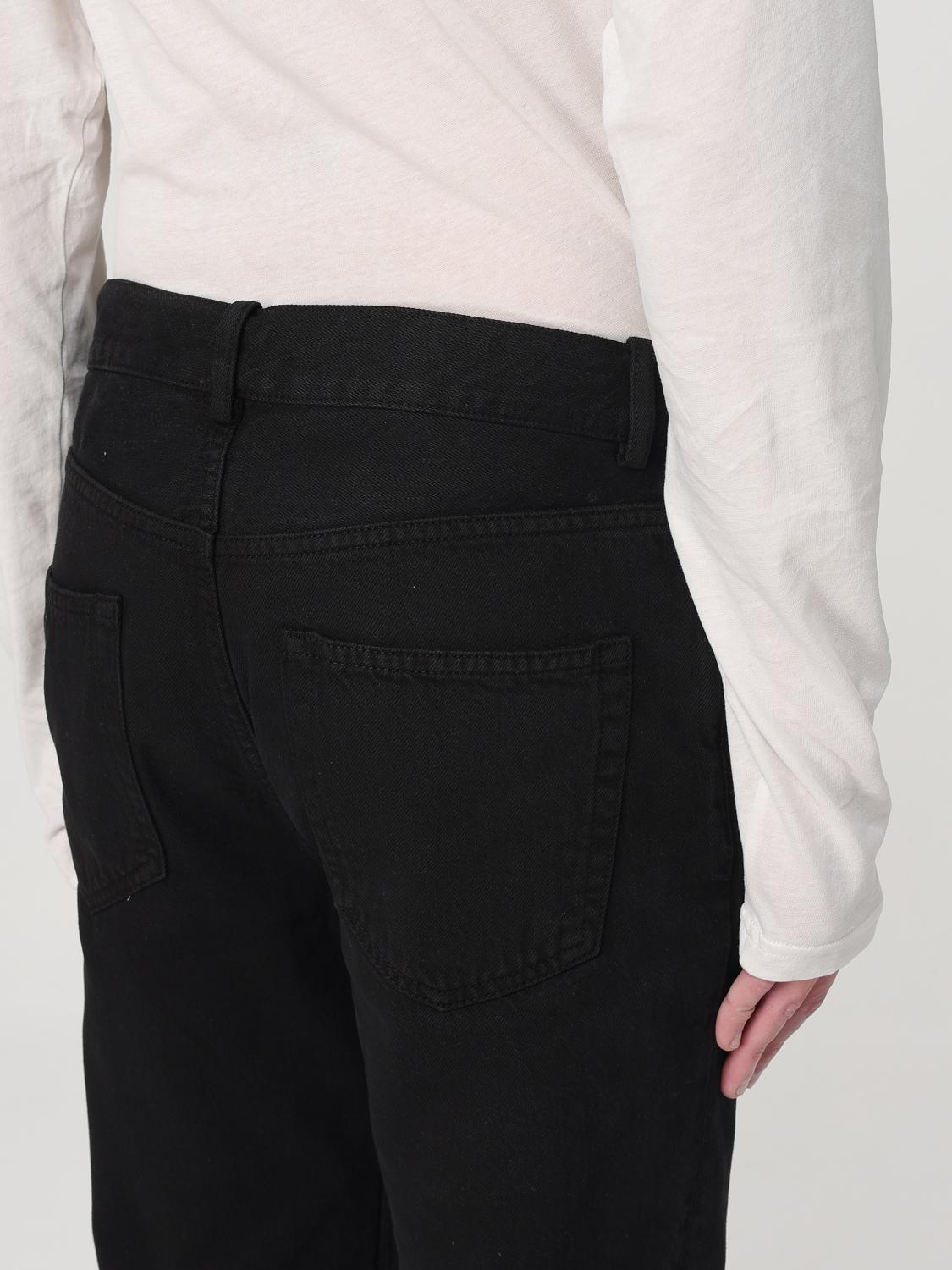 ANN DEMEULEMEESTER JEANS: Jeans hombre Ann Demeulemeester, Negro - Img 5