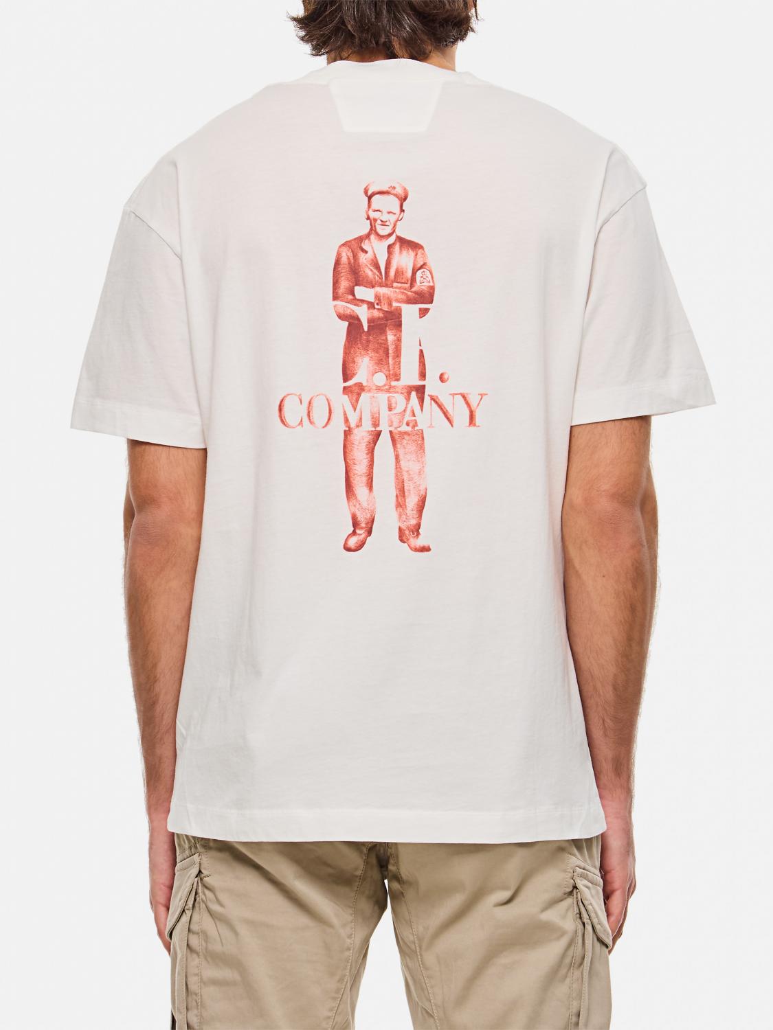 C.P. COMPANY T-SHIRT: T-shirt men C.P. Company, White - Img 3