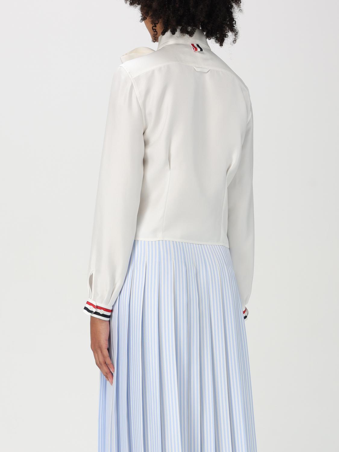 THOM BROWNE TOP: Top woman Thom Browne, White - Img 3