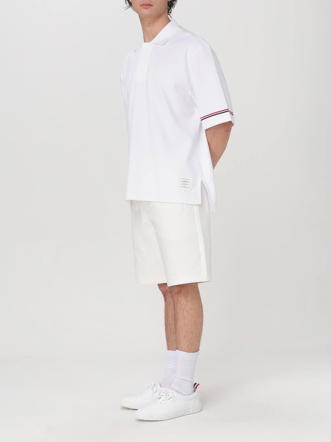 THOM BROWNE POLO SHIRT: Polo shirt men Thom Browne, White - Img 2