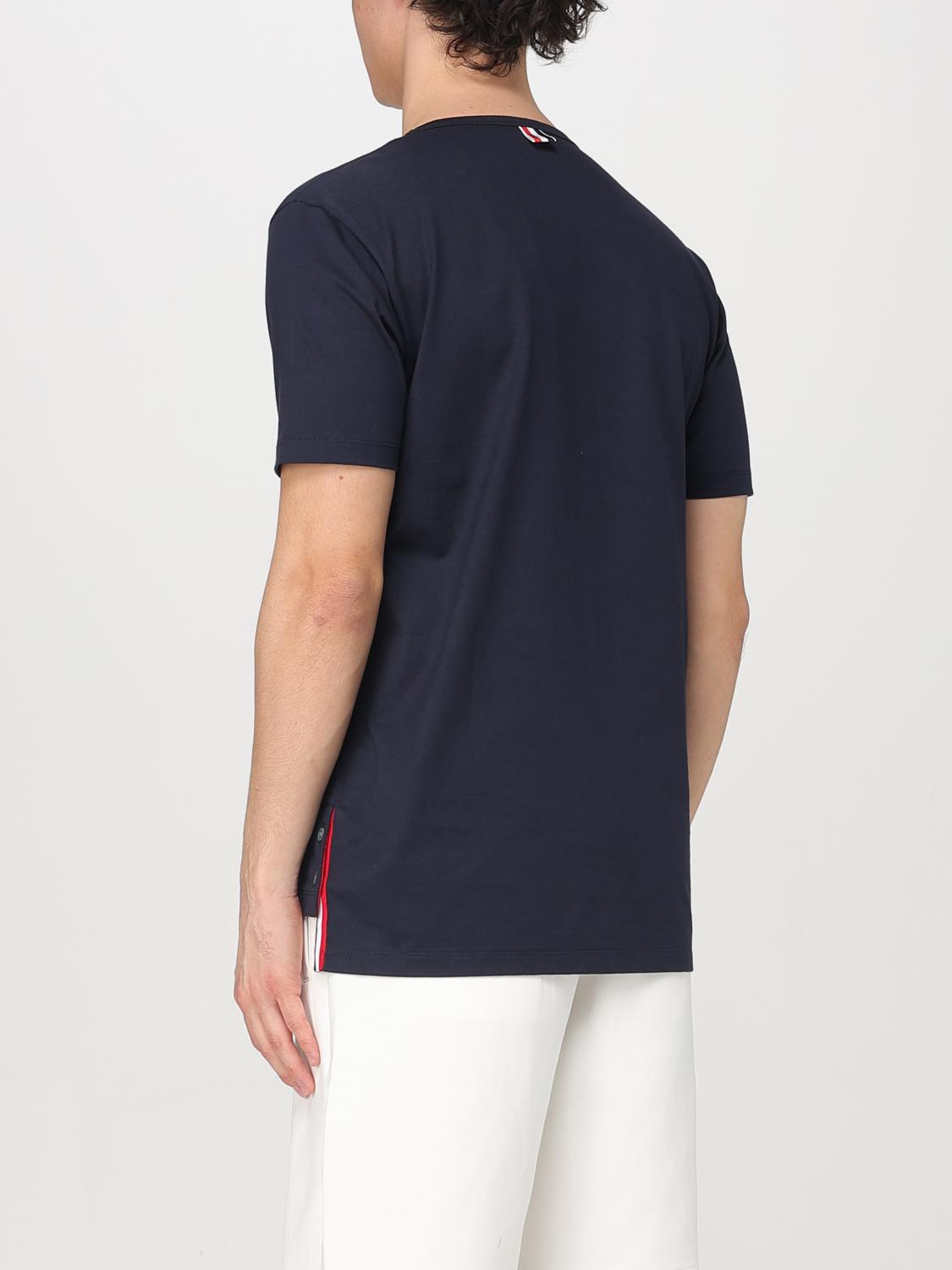 THOM BROWNE T-SHIRT: T-shirt men Thom Browne, Blue - Img 3