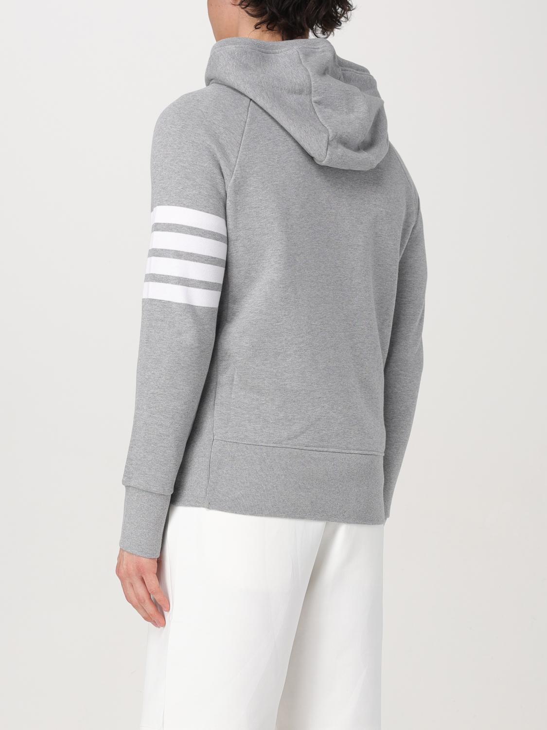 THOM BROWNE SWEATSHIRT: Sweatshirt men Thom Browne, Grey - Img 3