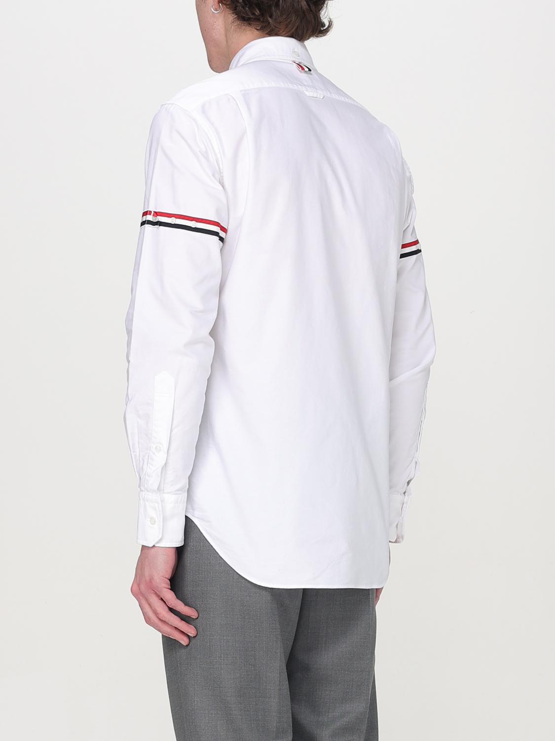 THOM BROWNE CAMICIA: Camicia Thom Browne in cotone , Bianco - Img 3