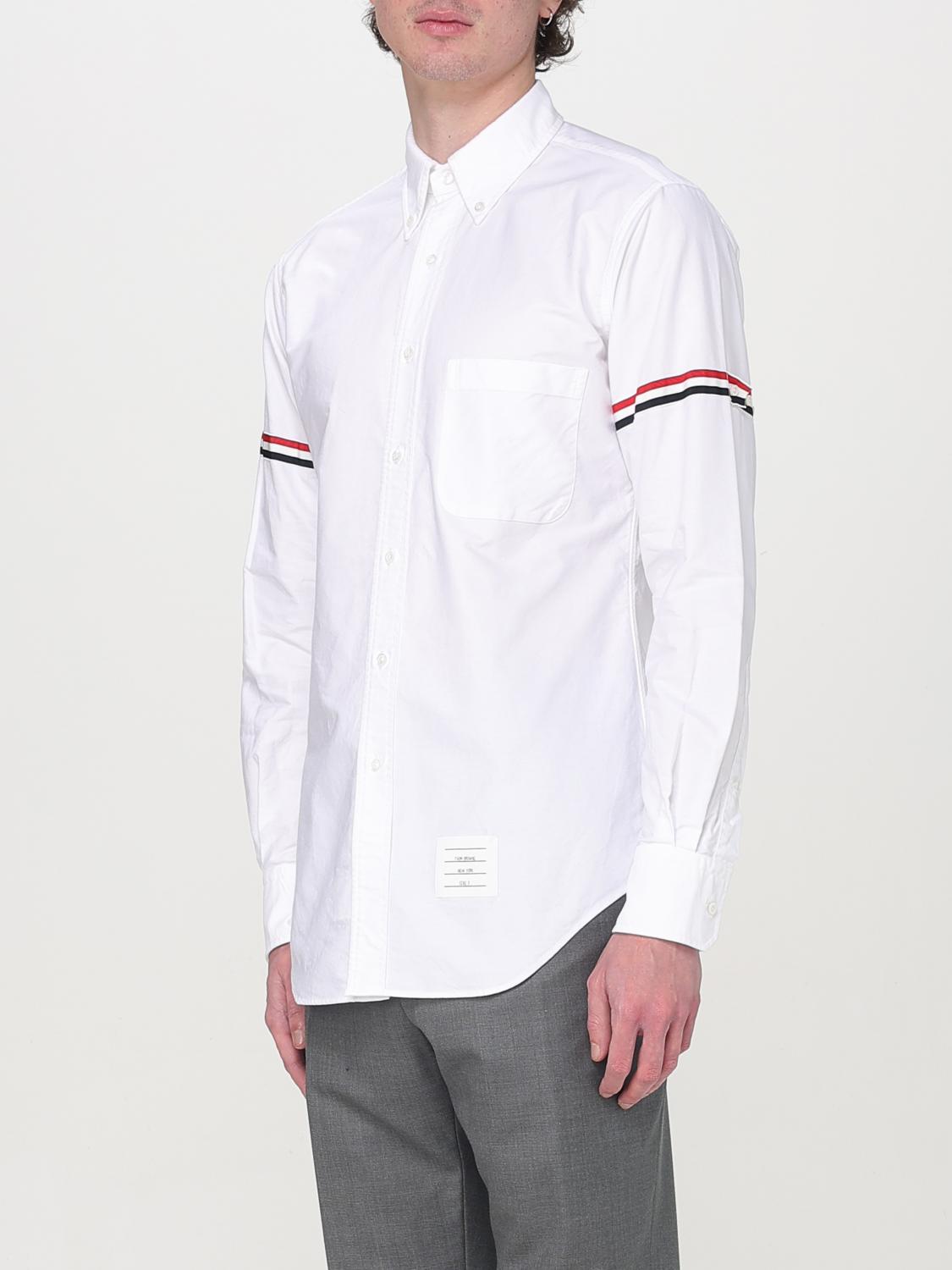 THOM BROWNE CAMICIA: Camicia Thom Browne in cotone , Bianco - Img 4