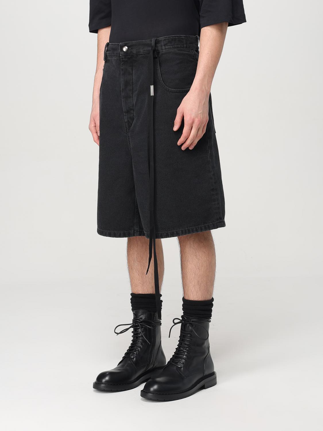 ANN DEMEULEMEESTER SHORT: Short homme Ann Demeulemeester, Denim - Img 4