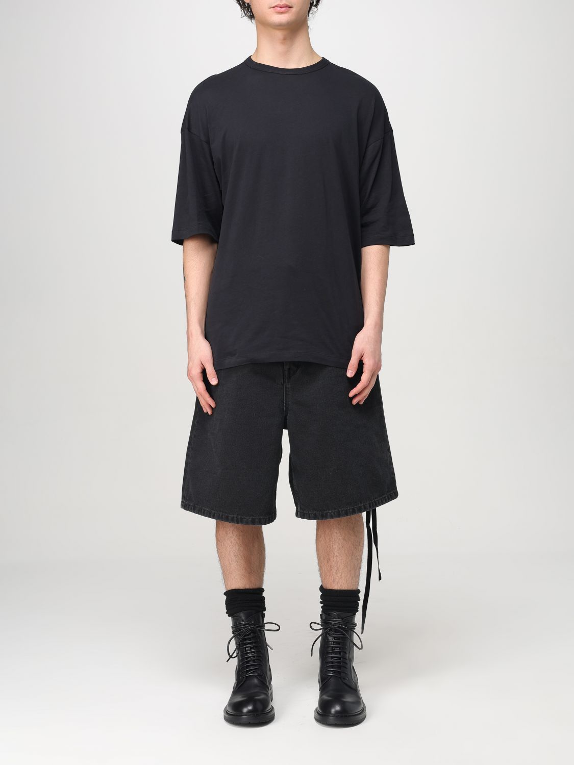 ANN DEMEULEMEESTER T-SHIRT: T-shirt men Ann Demeulemeester, Black - Img 1