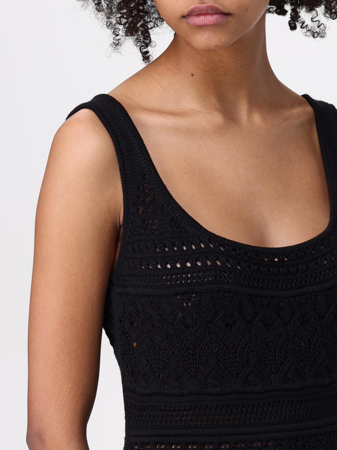 DES PHEMMES ROBE: Robes femme Des Phemmes, Noir - Img 4