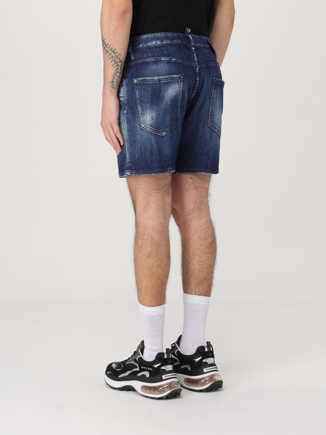 DSQUARED2 SHORTS: Dsquared2 bleached denim shorts, Denim - Img 3
