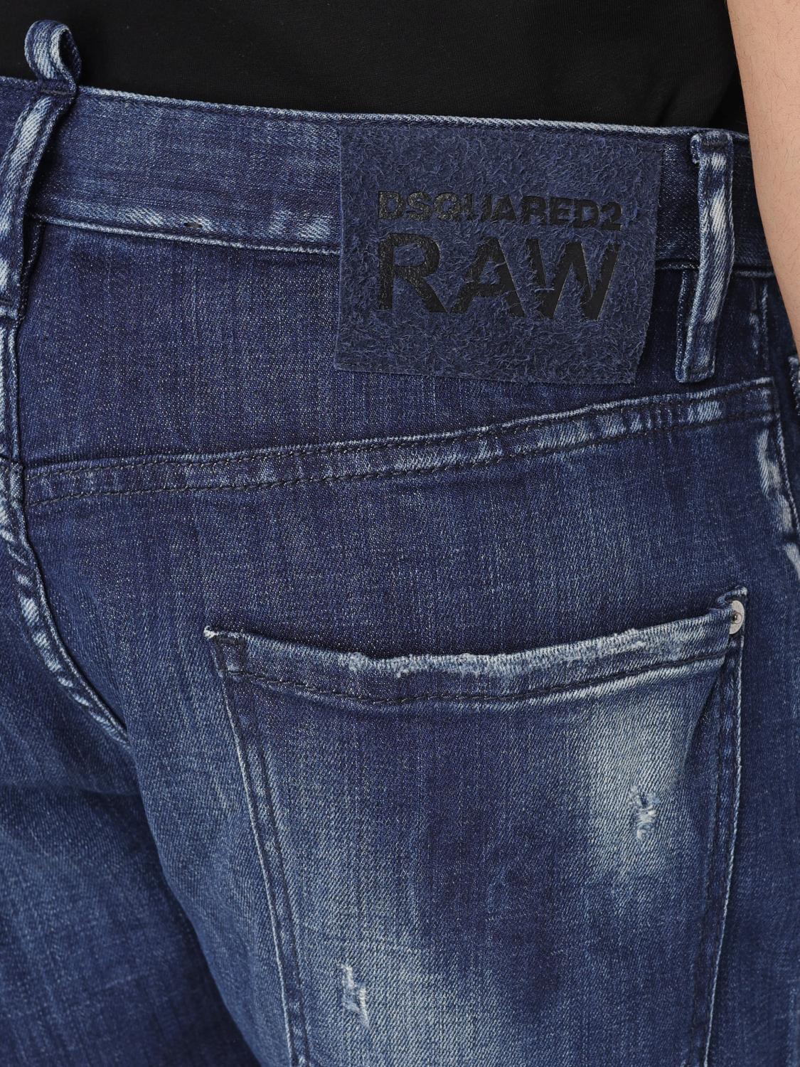 DSQUARED2 SHORTS: Dsquared2 bleached denim shorts, Denim - Img 4