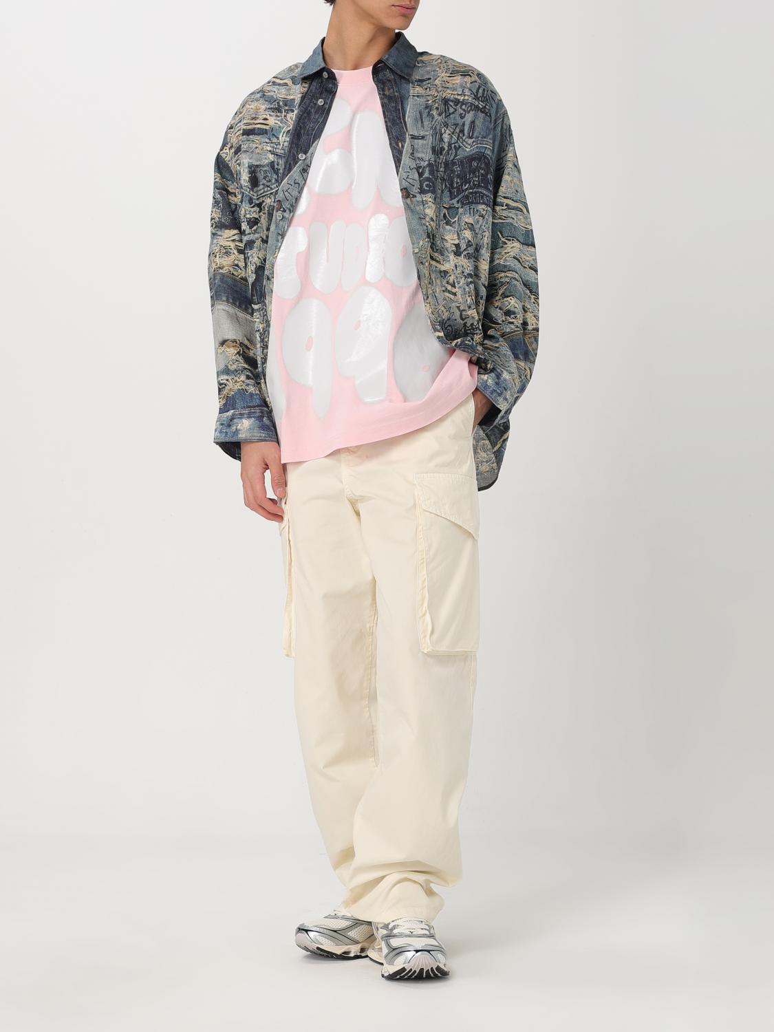 ACNE STUDIOS T-SHIRT: T-shirt men Acne Studios, Pink - Img 2