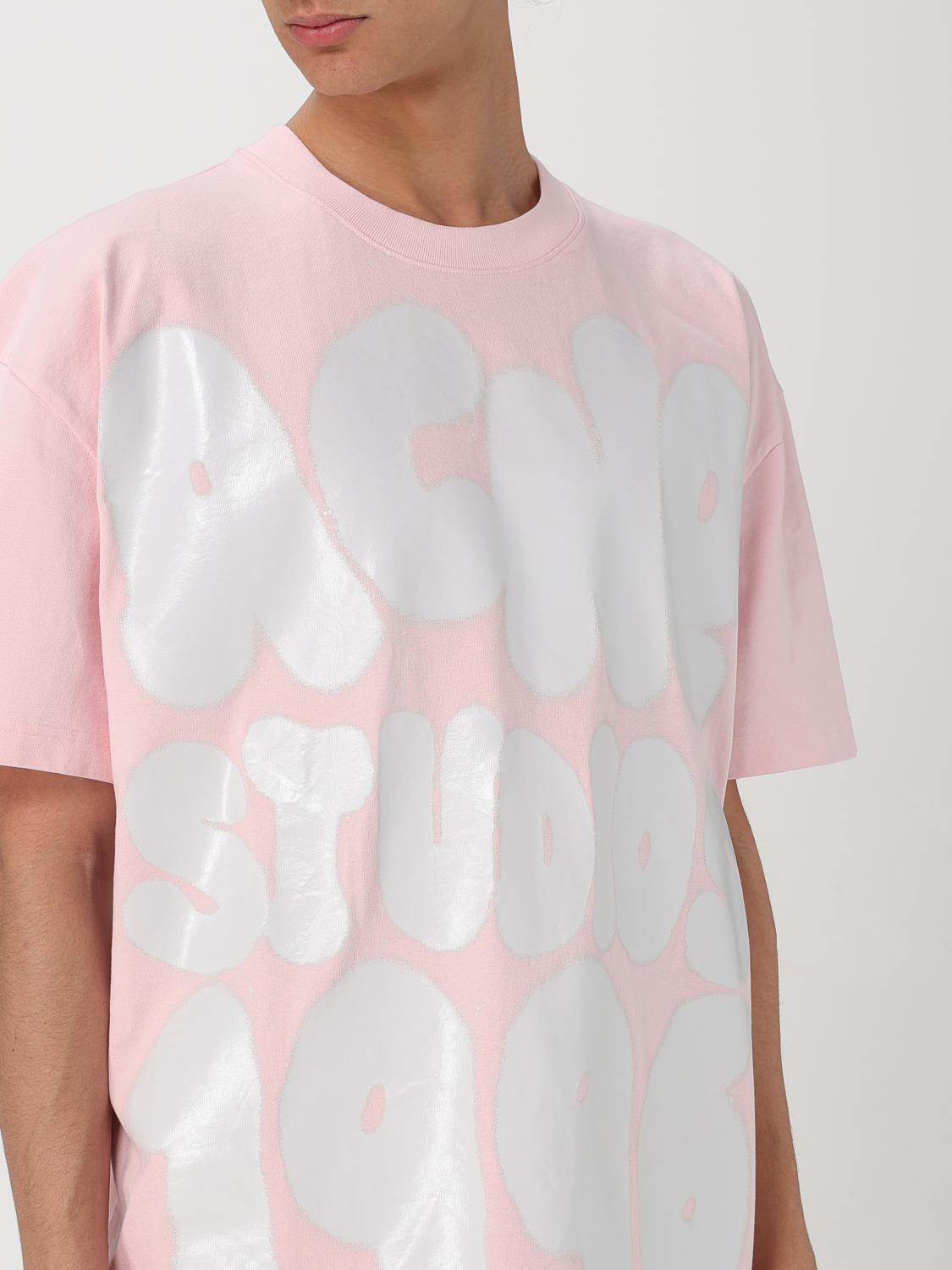 ACNE STUDIOS T-SHIRT: T-shirt men Acne Studios, Pink - Img 5