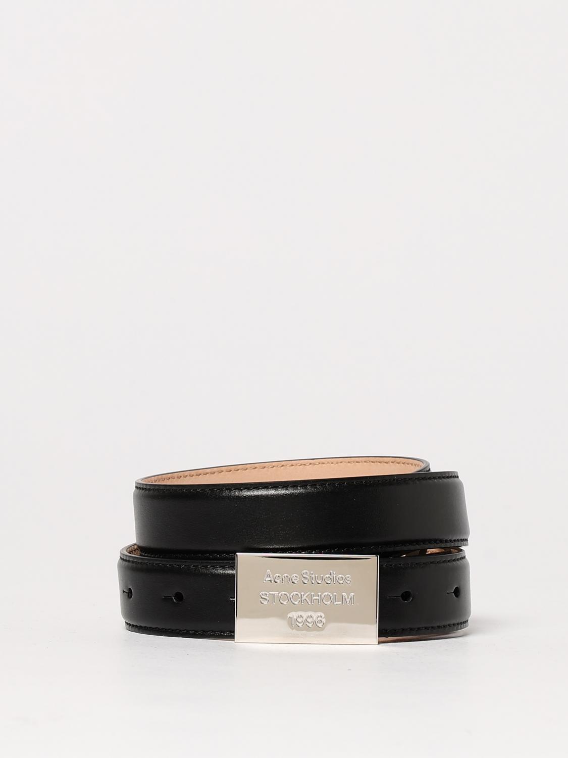 Acne Studios Belt men - Black | C80206 | GIGLIO.COM