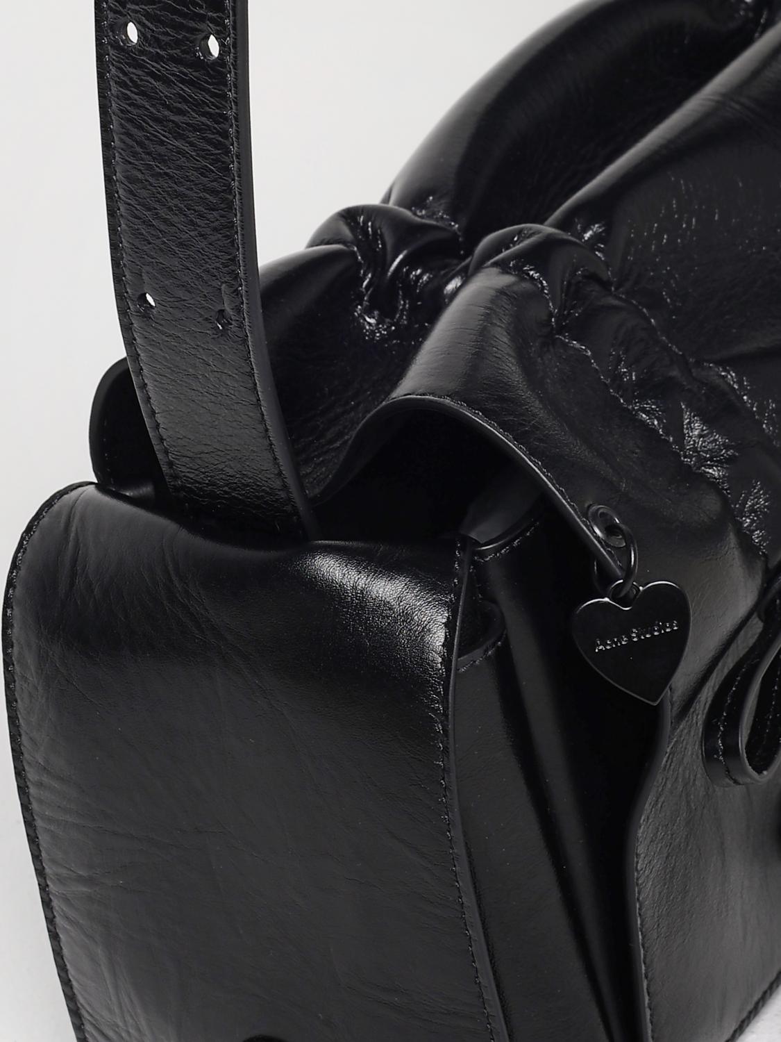 ACNE STUDIOS SCHULTERTASCHE: Handtasche damen Acne Studios, Schwarz - Img 4