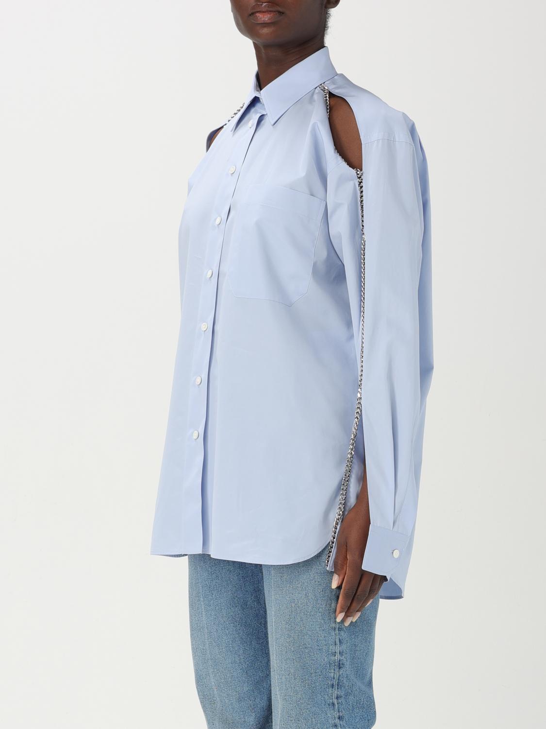 STELLA MCCARTNEY SHIRT: Stella McCartney shirt with chain detail, Blue - Img 4