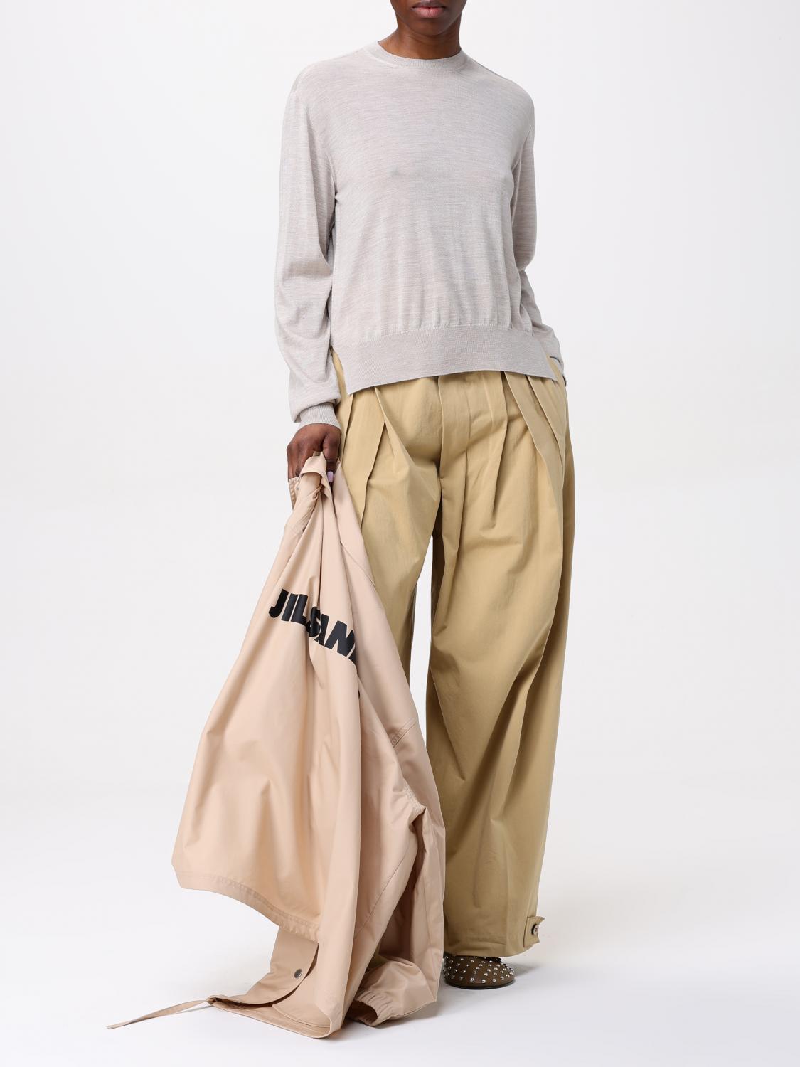 JIL SANDER MAGLIA: Maglia in cashmere e lana vergine Jil Sander, Beige - Img 2