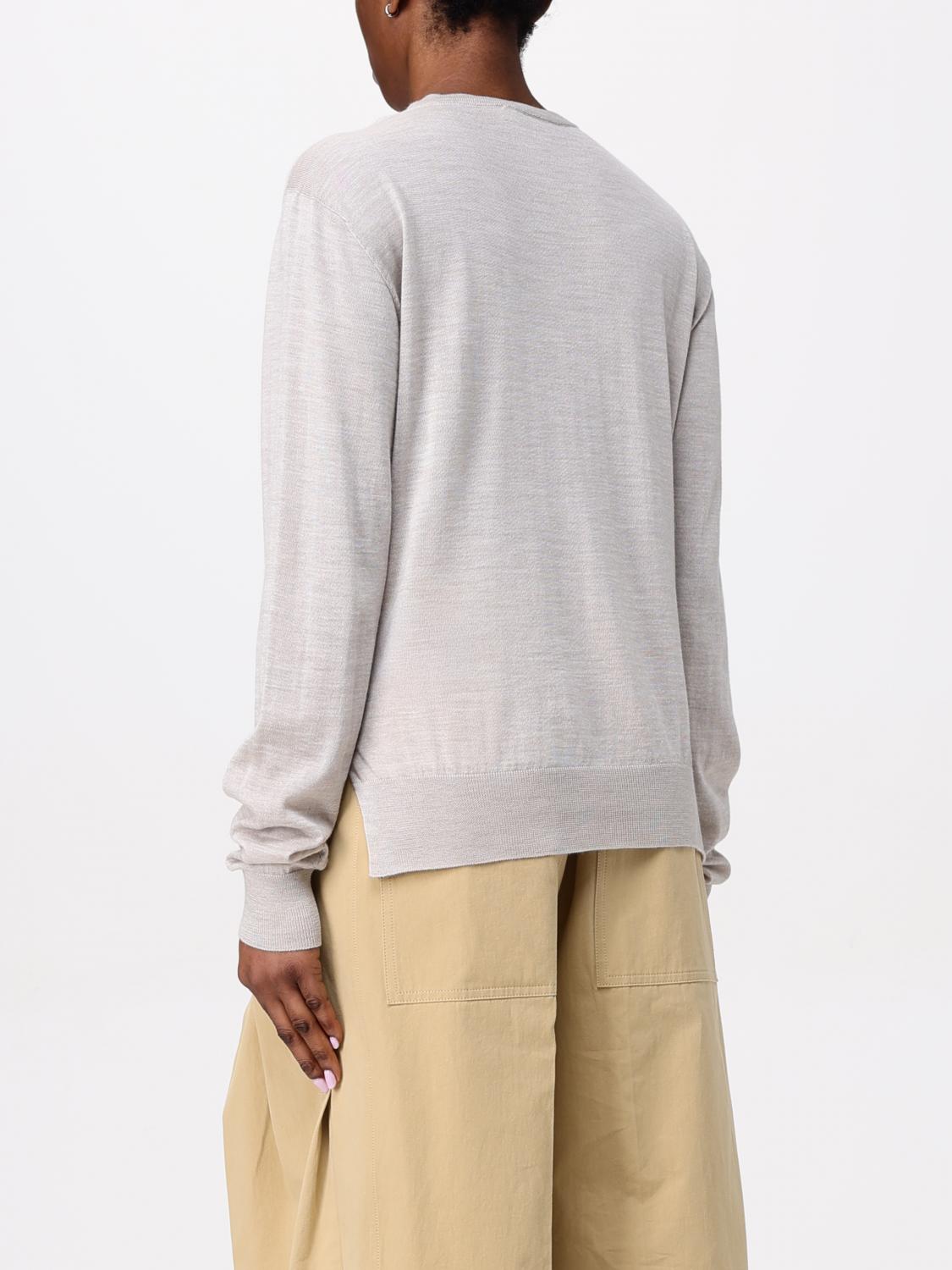 JIL SANDER MAGLIA: Maglia in cashmere e lana vergine Jil Sander, Beige - Img 3