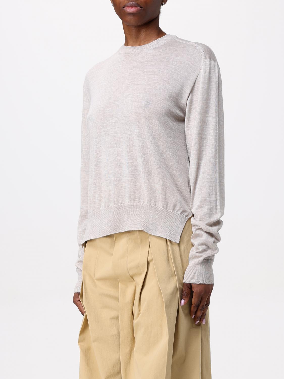 JIL SANDER MAGLIA: Maglia in cashmere e lana vergine Jil Sander, Beige - Img 4