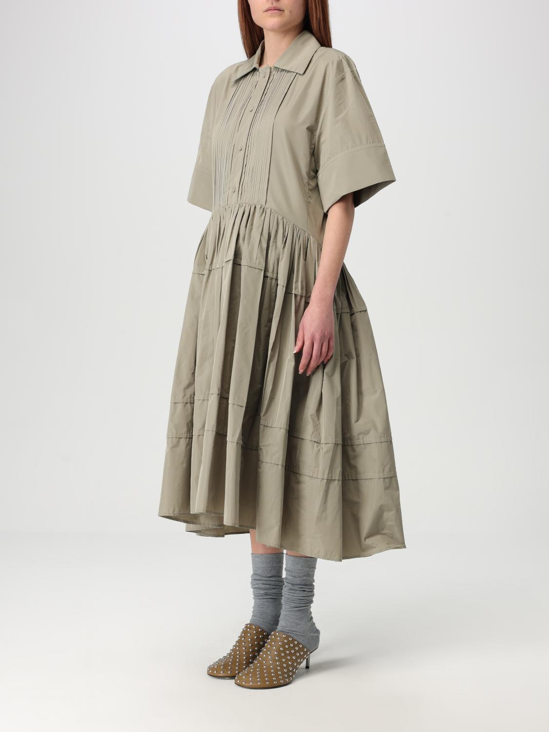 JIL SANDER 连衣裙: 连衣裙 女士 Jil Sander, 绿色 - Img 4