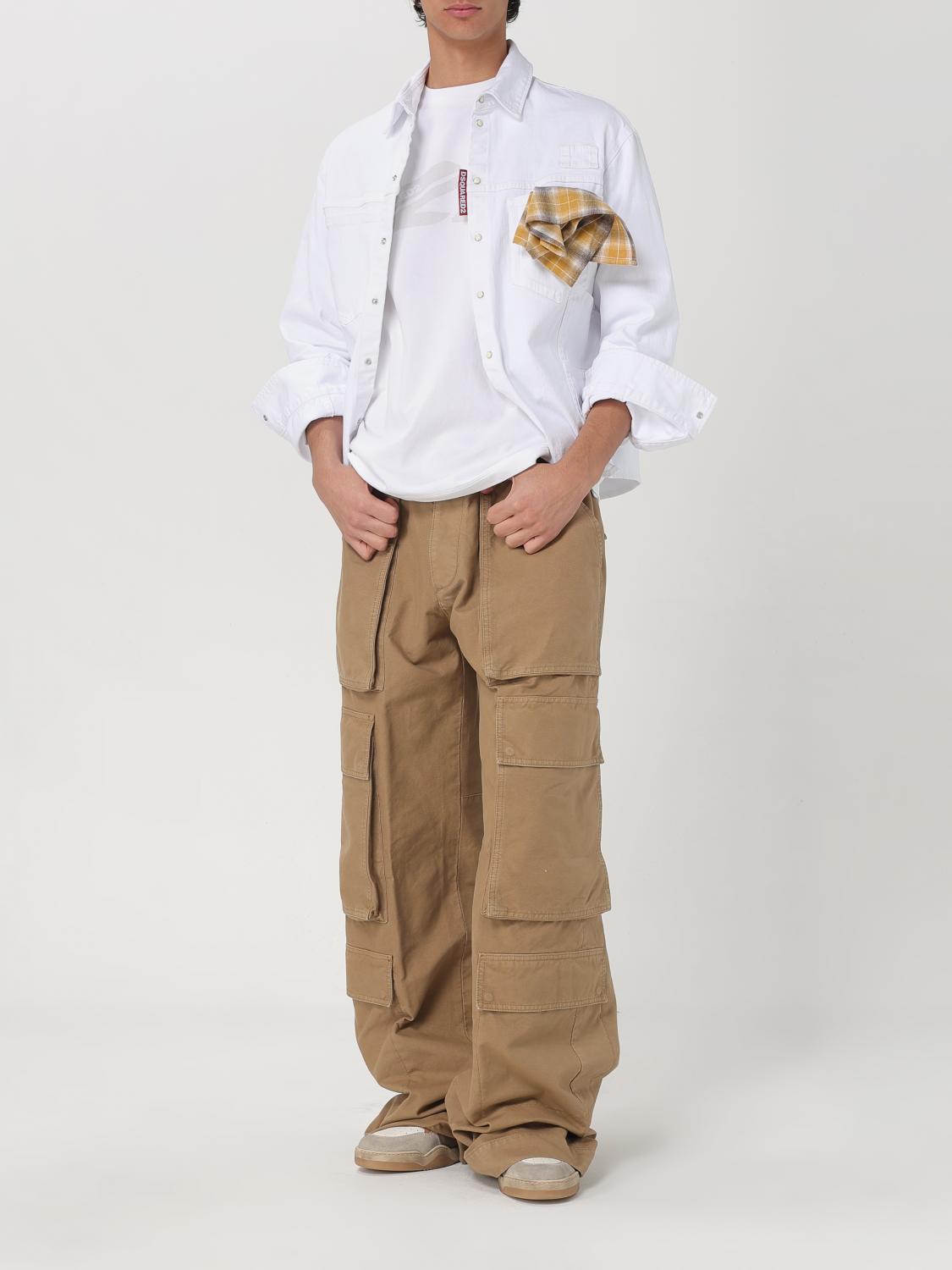 DSQUARED2 PANTS: Pants men Dsquared2, Beige - Img 2