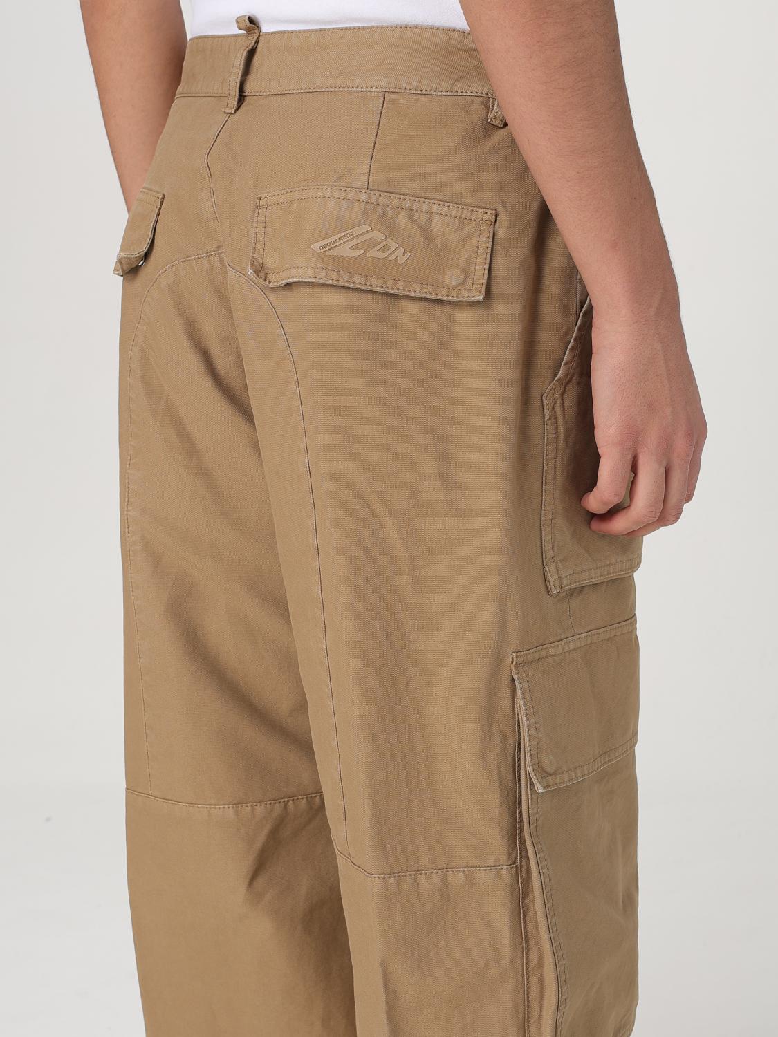 DSQUARED2 PANTS: Pants men Dsquared2, Beige - Img 4