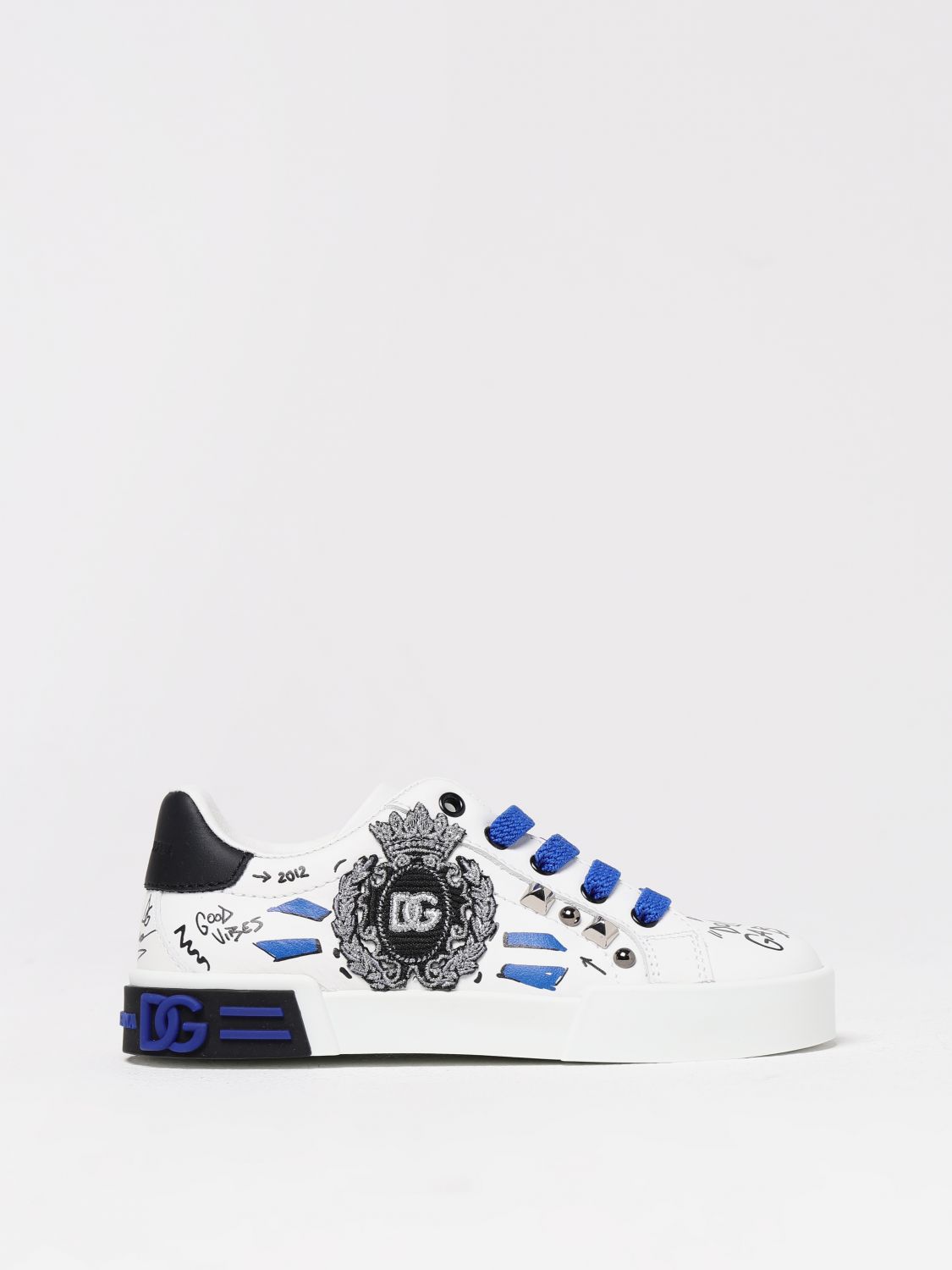 DOLCE & GABBANA SHOES: Shoes kids Dolce & Gabbana, White - Img 1