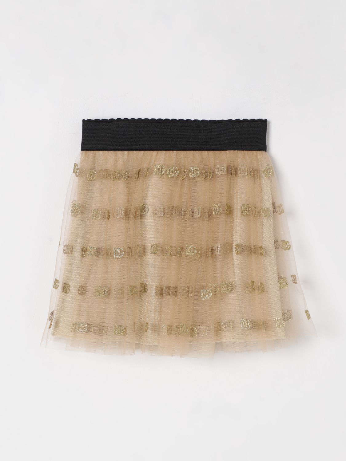 DOLCE & GABBANA SKIRT: Skirt kids Dolce & Gabbana, Gold - Img 2