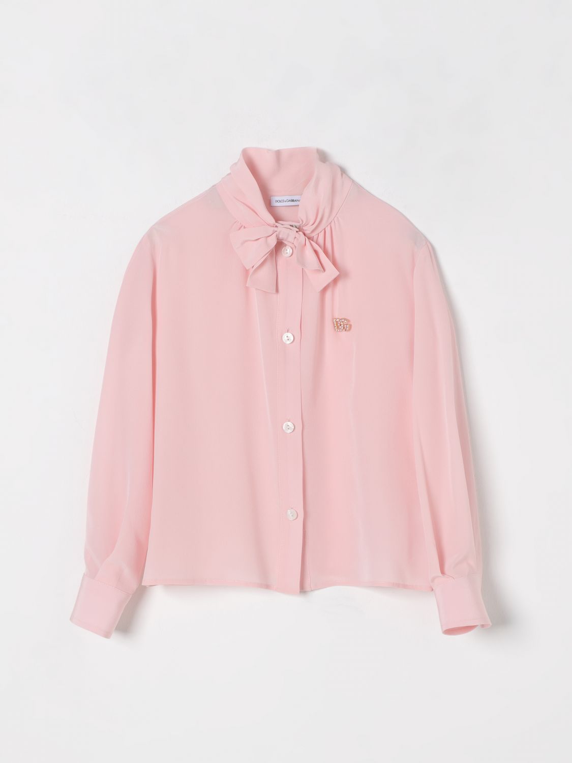 DOLCE & GABBANA SHIRT: Shirt kids Dolce & Gabbana, Pink - Img 1