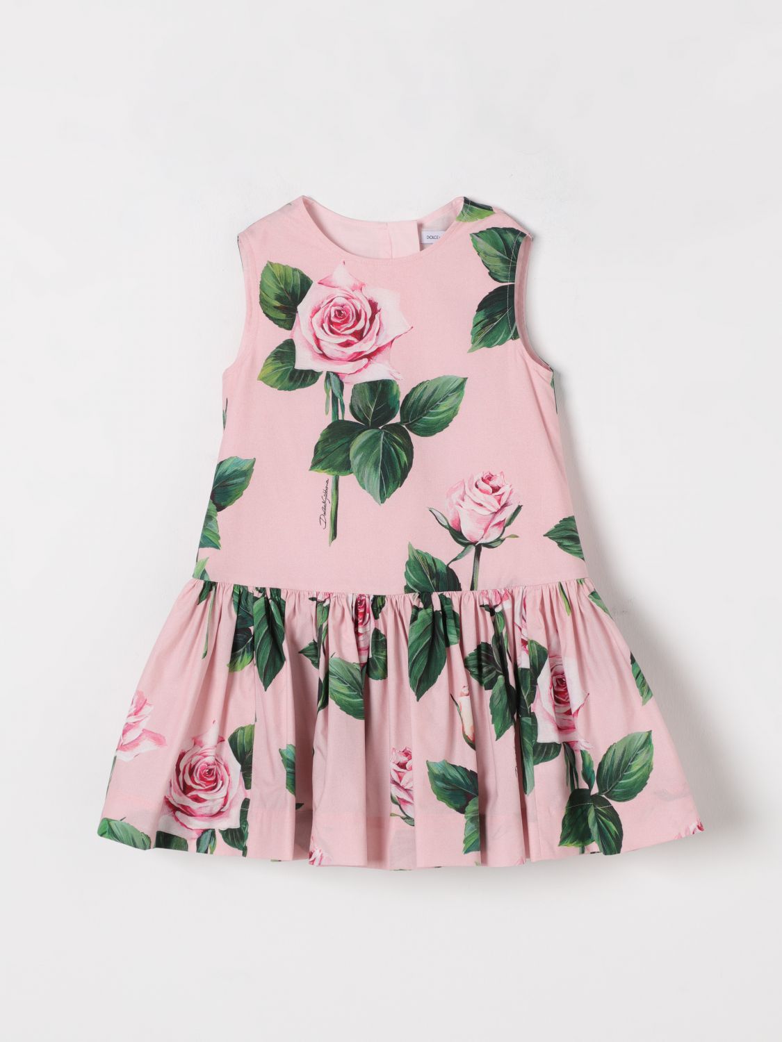 DOLCE & GABBANA DRESS: Dress kids Dolce & Gabbana, Pink - Img 1