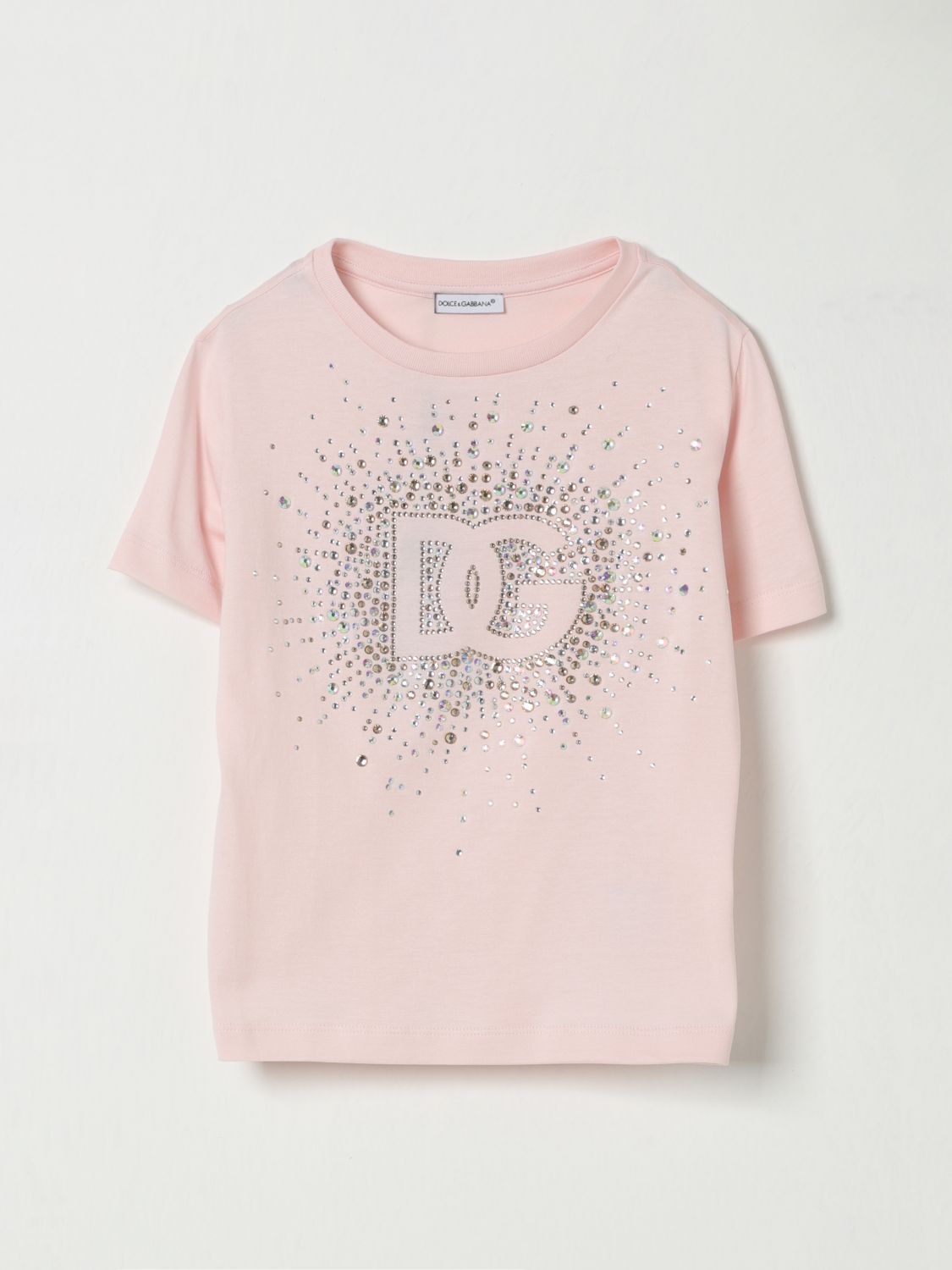 DOLCE & GABBANA Tシャツ: Tシャツ ボーイ Dolce & Gabbana, ピンク - Img 1