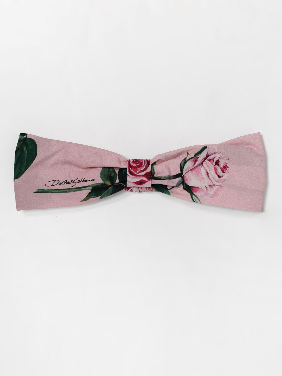 DOLCE & GABBANA BARRETTE: Barrette enfant Dolce & Gabbana, Rose - Img 1