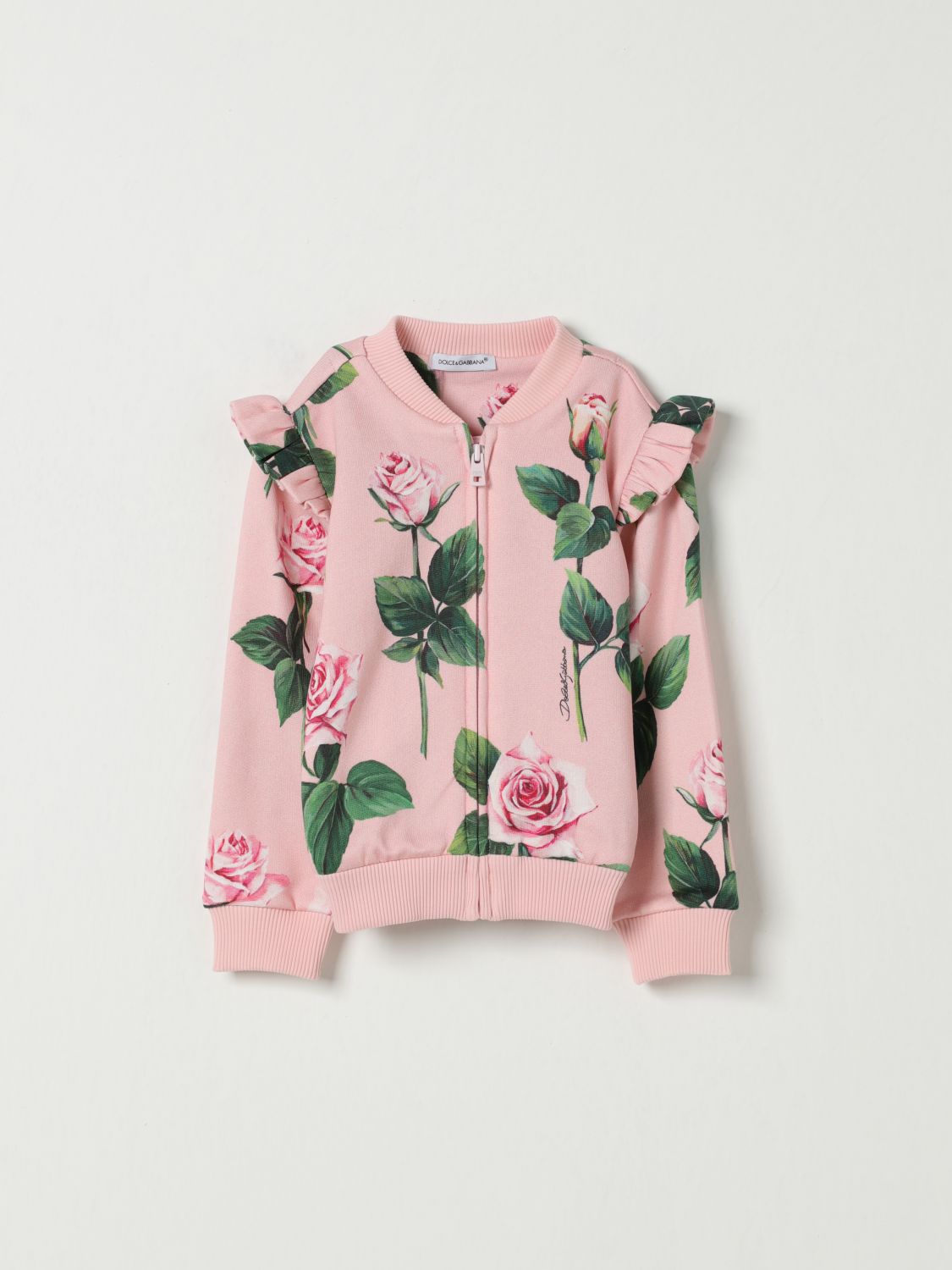 DOLCE & GABBANA SWEATER: Sweater kids Dolce & Gabbana, Pink - Img 1